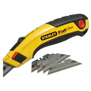Comparateur de prix : Stanley Couteau Fatmax à lame rétractable - 5 lames - 7-10-778 STANLEY