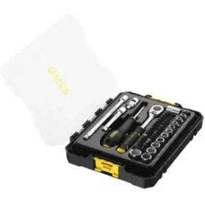 Comparateur de prix : Stanley Coffret douilles STAKBOX M 1/4'' jeu 48 pièces - FATMAX - FMMT98101-0