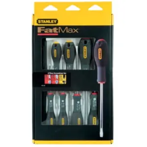 Stanley Tournevis électricien + mécanicien + Phillips - jeu de 8pieces FATMAX - 0-65-437 TU pas cher