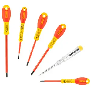 Comparateur de prix : Jeu de 6 tournevis isolés 1000V STANLEY Fatmax + testeur - 0-65-443 TU