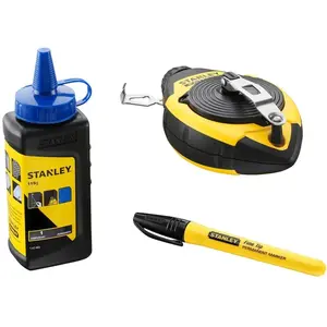 Comparateur de prix : Kit cordeau traçeur 30m Fatmax® - STANLEY - 0-47-681