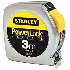 Mesure - STANLEY - 0-33-198 - 8 m x 25 mm - Powerlock Classic - ABS