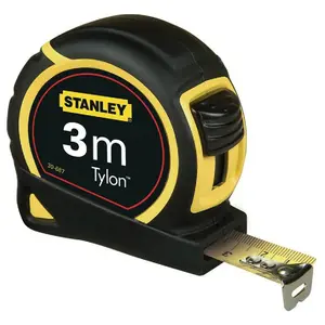 Stanley - Mesure Tylon - Bimatière - 3 m x 12,7 mm 0-30-687 pas cher