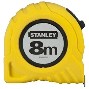 STANLEY 3253560304577 mesure 8 m/25 mm, Jaune/Noir, 8 m