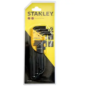 STANLEY Cle male longue a tete spherique etui 9 pas cher