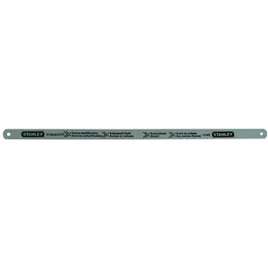 Comparateur de prix : Lame de scie a metaux STANLEY - carte 2 lames flexible lion 10 dents