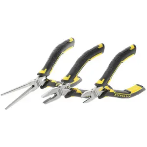 Comparateur de prix : Lot de 3 mini pinces Stanley FatMax FMHT080524 - Noir - Outils