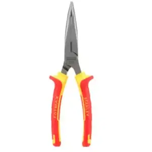 Comparateur de prix : Pince à bec demi-rond long coudé isolée 1000V STANLEY 200 mm - 0-84-008