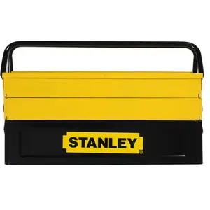 Boîte à outils métallique 5 cases STANLEY pas cher