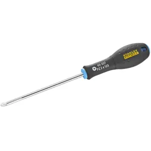 Comparateur de prix : Tournevis pozidriv - PZ2 - Ø 6 mm - Lame 12,5 cm - Stanley Fatmax