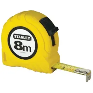 Stanley Mètre Ruban Stanley 8m - 25mm (vrac) Stanley - 3253561304576