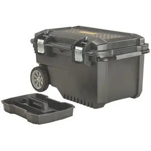 Comparateur de prix : Coffre de chantier étanche 90 L 74,8 x 51,6 x 43 cm FATMAX Stanley