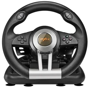 [noir] Volant de jeu avec pédale pxn v3ii - jeu de course à double mot...Vendu parcdiscount