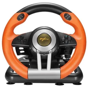 [Orange] Volant de jeu avec pédale pxn v3ii - jeu de course à double m...Vendu parcdiscount