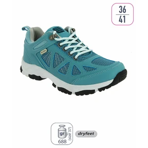 Chaussures de randonnée tige basse femme Élémenterre Sanbona Turquoise...