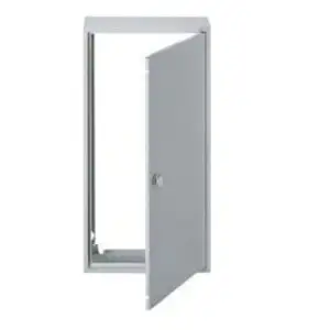 Coffret d'Habillage Avec Porte pour Tableau Électrique Hager 26 Modules 675x350x140mm en Acier Gris - GS72A