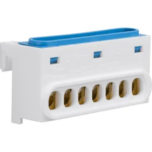 Comparateur de prix : Hager - Bornier de neutre 7 raccordements IP2X GZ07N