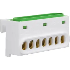 Comparateur de prix : Hager - Bornier de terre 7 raccordements IP2X GZ07E