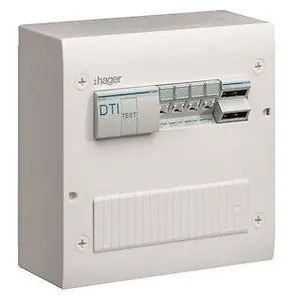 Comparateur de prix : Hager Hager TN405 Coffret de communication semi-équipé 4xRJ45 Grade 2TV