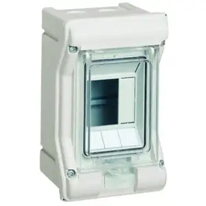 Hager - VE103D VE103D petit distributeur en saillie nombre de rangées ... pas cher