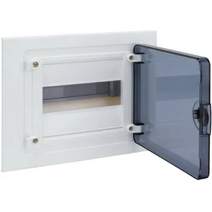 Hager - Coffret encastré 8 Modules porte transparente VF108TR