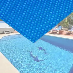 BIGB Bache à bulles bleue pour piscine 5x8m 140µ pas cher