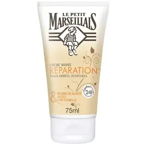 Comparateur de prix : Le Petit Marseillais Crème Mains Karité, Aloès et Cire d'Abeille 75ml