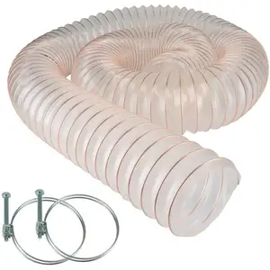 Rotofor - Tuyau flexible d'aspiration pu acier cuivré d. 100 mm + 2 co... pas cher