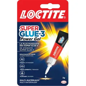 Colle LOCTITE Superglue-3 power gel - Tube 3g - 2608829 TU pas cher