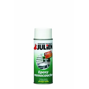 Comparateur de prix : Peinture aérosol Epoxy multi-supports - Brillant Blanc - 400 ml Julien