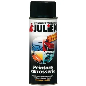 JULIEN Bombe carrosserie vehidécor noir spoiler - 400 mL pas cher