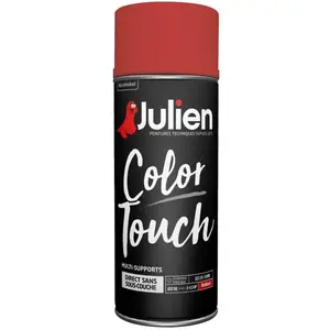 Comparateur de prix : Peinture aérosol Julien rouge feu 400ml Ral 3000