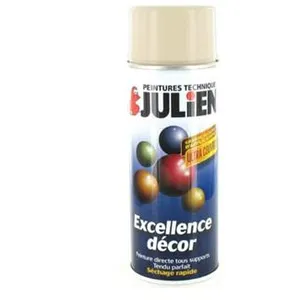 Comparateur de prix : Peinture aérosol Julien ivoire 400ml Ral 1015