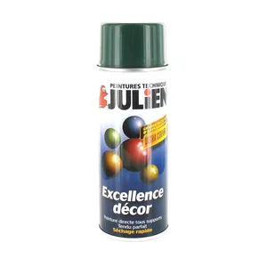 Comparateur de prix : JULIEN Peinture aérosol Color Touch brillant - vert basque brillant - 400ml