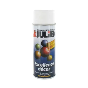 Comparateur de prix : Peinture aérosol Julien blanc mat 400ml Ral 9010