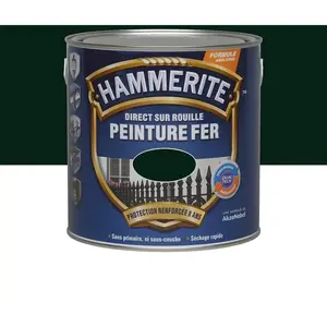 Comparateur de prix : JULIEN Peinture Hammerite Direct sur Rouille - Vert Forêt - Brillant - 2,5L