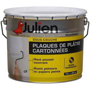 Comparateur de prix : Julien Sous-Couche plâtre cartonnées JULIEN J6 Blanc Mat 10 L