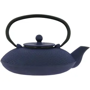 Théière - THEKITCHENETTE - Fuji 7321629 - Fonte - 0,80L - Bleu pas cher