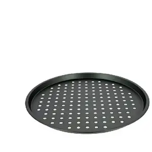 PLAQUE A PIZZA 33X1,5CM EN ACIER THEKITCHENETTE pas cher