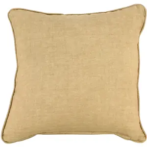 Now's Home Coussin en lin camel 40cm pas cher