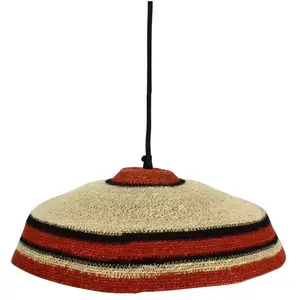 Comparateur de prix : Now's Home Suspension en jonc de mer naturel et rouge
