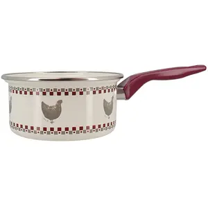MENASTYL Casserole en acier émaillé 18cm, GALLINA pas cher