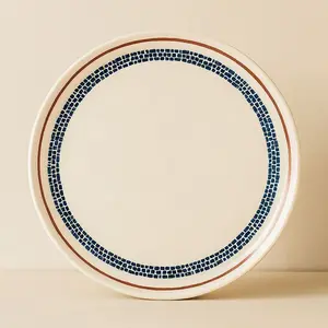 Comparateur de prix : Lot 6 assiettes a pizza amatxi 32cm en faience blanc Novastyl