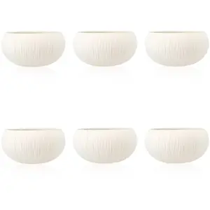 OGO Living Lot de 6 bols en porcelaine bleu et blanc 10cmVendu parcarrefour