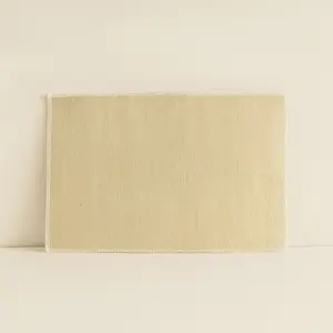 Comparateur de prix : Lot6 set de table ourlet 45x30cm en jute naturel avec contour blanc Novastyl