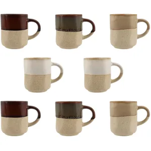 NOVASTYL - Lot 8 tasses macchiato 10cl autres céramiques 4 couleurs assorties - 2414162 pas cher