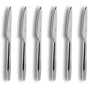 OGO Living Lot de 6 couteaux à steak en acier inoxydable