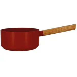 Comparateur de prix : Casserole Ector induction aluminium revêtu manche en bois 18 cm rouge Ogo
