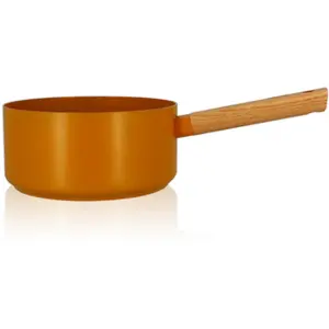 Comparateur de prix : Casserole Ector induction aluminium revêtu manche en bois 20 cm jaune Ogo