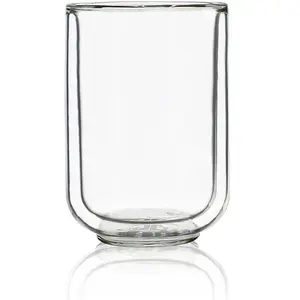 Lot 4 tasses helya 35cl en verre borosilicate double paroi Ogo Living pas cher